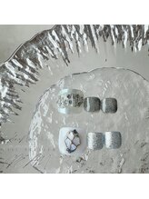 クリーム(Nail Atelier CREAM)/フットデザインサンプル