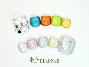 エリクサーネイル 神田(Elixir Nail)/フットやり放題/クーポン使用