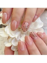 ヘアー ユニバース(HAIR UИIVERS)/ラメグラ&オーガンジーフラワー