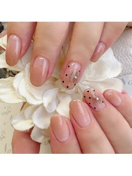 ヘアー ユニバース(HAIR UИIVERS)/ラメグラ&オーガンジーフラワー