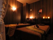 アジアンリラクゼーションヴィラ 白石本通店(asian relaxation villa)の雰囲気（【人気のペアルーム】カップルやお友達と同時施術できます♪）