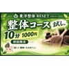 【肩こり/マッサージ/ドライヘッドスパ/足裏】東洋整体 RESET（リセット）のお店ロゴ