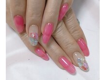 ネイルサロン ビューティーマジック 川口店/クリアピンクネイル