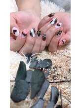 メイネイル(m.ei.nail)/バレンタインネイル