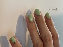 ミエレ(miele)/一癖ワンカラーグリーンデザイン