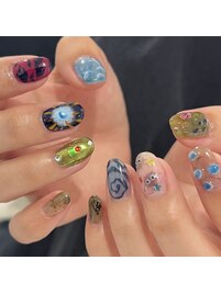 個性派ネイル