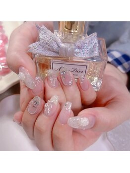 ピンクハルナネイル(pink haruna nail)/レースネイル