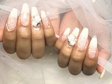 ネイルサロン べルフ(nail salon Verf)の雰囲気（レースネイル/バラネイル/クロムパーツ/長さ出し/フィルイン）