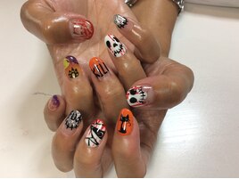ハロウィンネイル