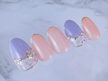 モアニ ヒロオ 渋谷店(MOANI Hiroo)/透け感ネイル☆