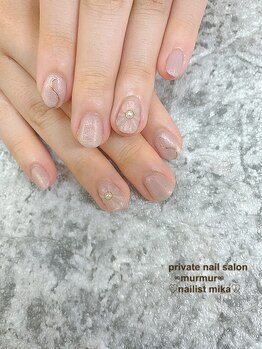 プライベート ネイルサロン マーマ(murmur)/ぷくぷくフラワー