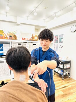 ゼロスポ鍼灸 整骨院 草加/ハイボルト施術