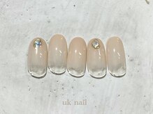 ユーケーネイル(uk nail)/シンプルアート6000円