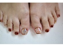 ネイル フライガール(nail FLY GIRL)/秋フットデザイン♪