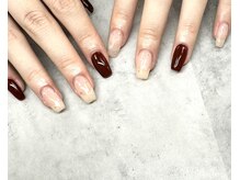 ケーエヌ(KN)/ボルドー×ヌーディーカラー