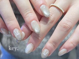 マグネット×ミラーフレンチ