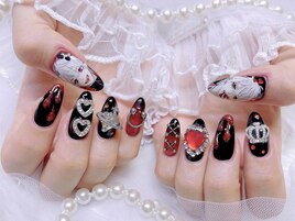 痛ネイル☆ブラック