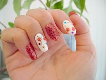 ミッシュネイル(mish nail)/甘めネイルスタイル