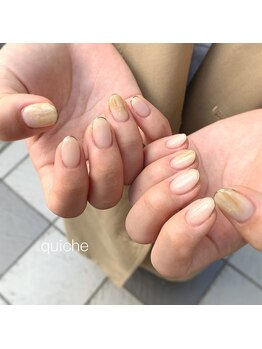 キッシュネイルズ(quiche nails)/もやもやイエロー