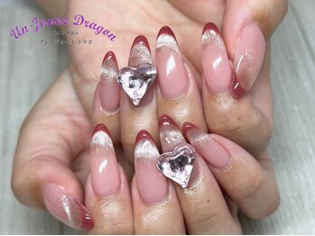 アン ジョーヌドラゴ/【ロングネイル】フレンチネイル