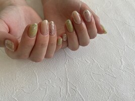 緑ネイル