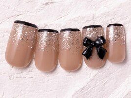 ラメグラスキニーフレンチ￥7000