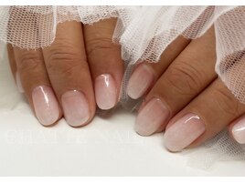 爪育限定色ワンカラーネイル