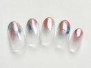 ニュアンスネイル　メタル　秋