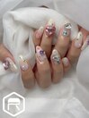 宝石ネイル