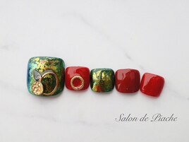 フットケア付きジェル￥8900