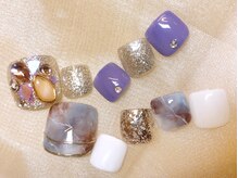 ネイルマジック 仙台一番町店(NAIL MAJIC)/大理石FOOT☆オーダー