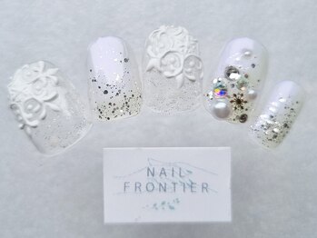 ネイルフロンティア 吉祥寺(NAIL FRONTIER)/石膏風雪の結晶ネイル11980円