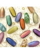 みつぼしネイル(みつぼしnail)/マグネットネイル