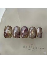 アトリエ プラス リム(atelier +LIM)/卒業式ネイル