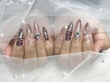 ミライネイル(MIRAI NAIL)/ラメgradation…leopard