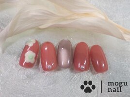 3.4月定額A/手書きフラワー