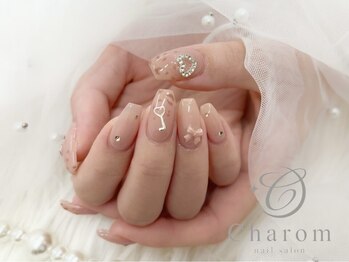 チャロム(Charom)の写真/定番~個性派まで対応◎【アレンジ自由★持込OKパーツ付き◎110分アートし放題】可愛いを独り占め！