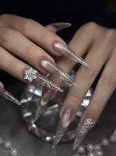 ジュエミーネイル 大阪心斎橋(jewme nail)/マグネット/透明/スカルプ