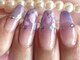 ネイルサロンティーモ(Nail Salon Tmo)の写真/付替ジェルオフ無料★雑誌に掲載されました!JNA1級の高技術[写真:紫陽花グラデーションネイル7980円]