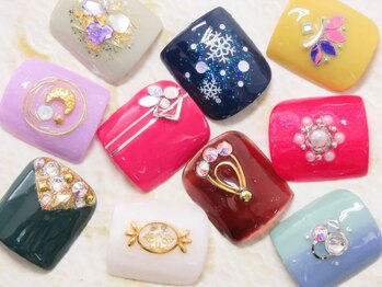 ネイルサロン フェリーシュ(Feliish)/シンプル定額フットデザイン♪