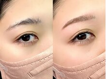 チルアンドアイ 千葉駅前店(Chill&Eye)/美眉スタイリング/BeforeAfter