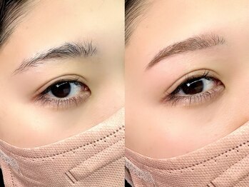 チルアンドアイ 千葉駅前店(Chill&Eye)/美眉スタイリング/BeforeAfter