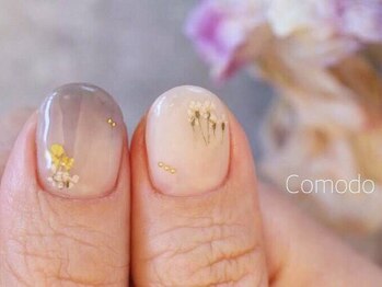 ネイル アトリエ コモード(nail atelier Comodo)/ニュアンスネイル [絵本の花]