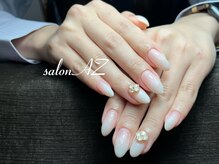 サロン エージー(salon AZ)/カラーグラ+ベースカラー+パーツ