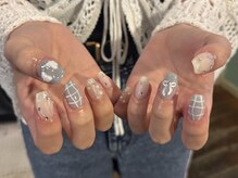 リヘッドモエカネイル(reHEAD/moeka nail)/10本design　￥8250