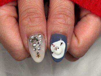 クリスマスネイル パラジェル