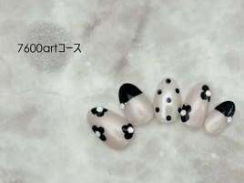 ブラックflower　art