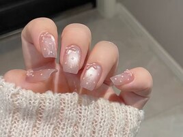 冬ネイル/ツイード/ワンホン