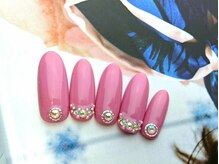 ネイルサロン ティディ(TIDY)/オフィスOKビジューネイル