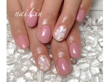 ネイリュー(naiLiu)/手書きフラワー